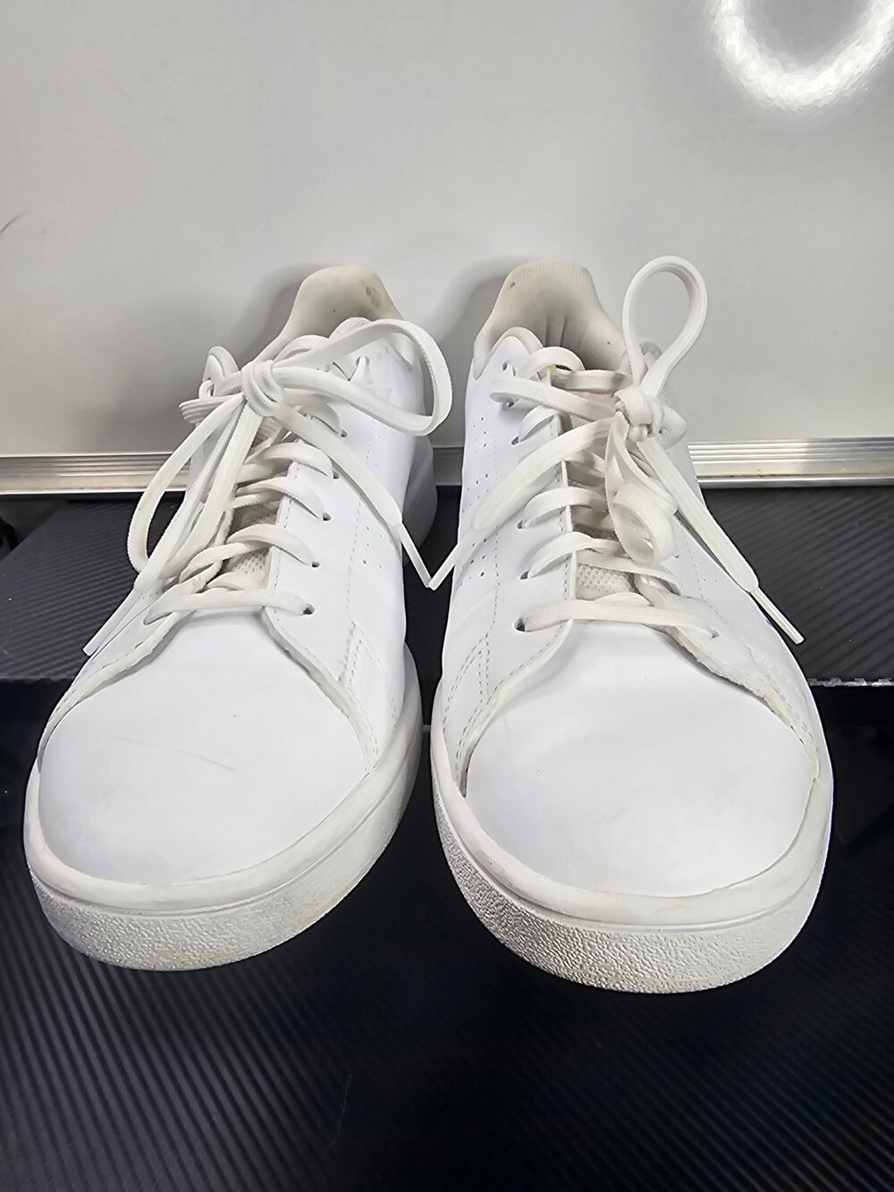 Adidas Women's White Casual Sneakers Leather Shoes US Size 8